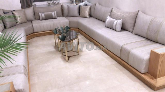Vente salon marocain avec canapé et tables - 2