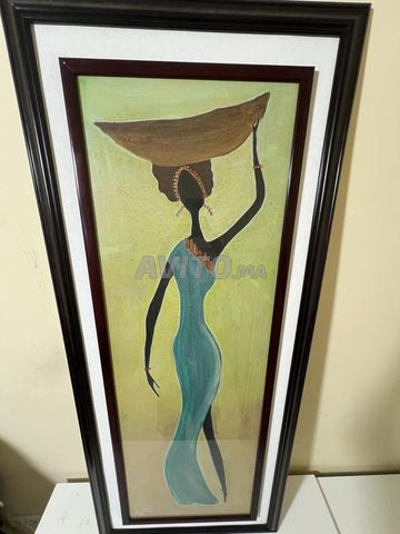 Tableaux pastel de la femme Africaine - 2