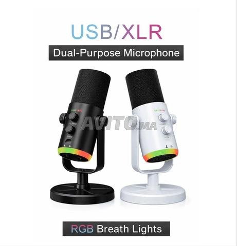 ميكروفون USB/XLR RGB - للألعاب والبث YU7