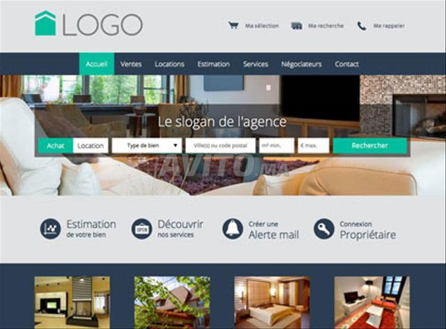 Création de site web pour Agents Immobiliers