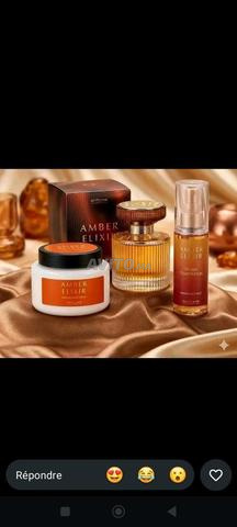 Nouvel ensemble de produits de beauté pour les soins de la peau et les parfums.