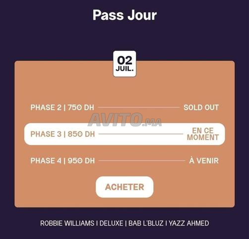 2 billets Jazzablanca - 2