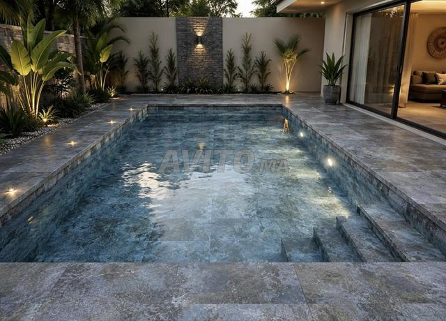 Carrelage 30x60 effet pierre de Bali