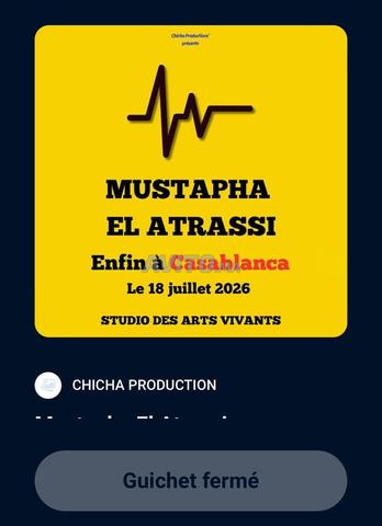 8 places carré or Mustapha El attrassi