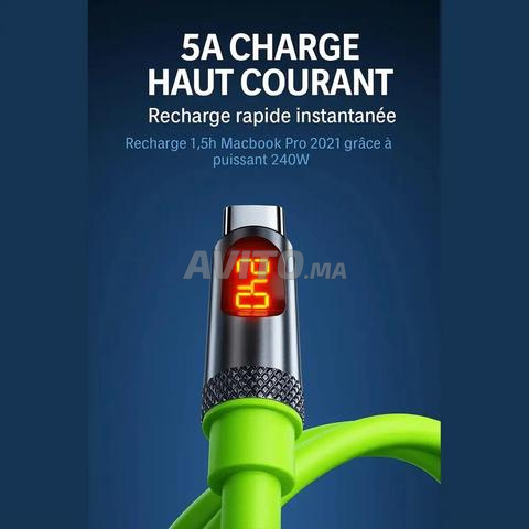Câble USB-C 240W Affichage Numérique - 2