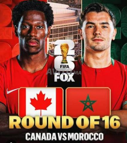 Billets Maroc x Canada