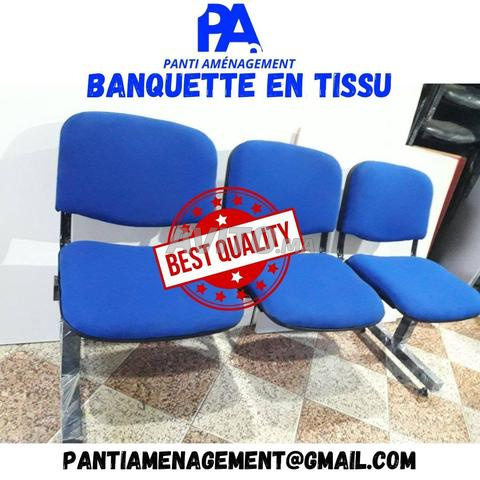 أريكة استقبال\Banquette 4places en cuir\chaise  - 2