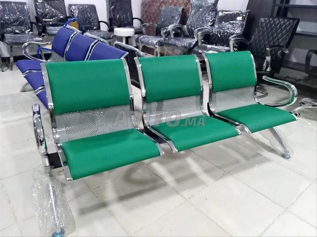 Banquette en simili cuir 3 places\chaise - 2
