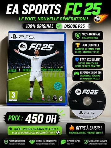 لعبة FC 25 قرص بلاي ستيشن 5 أصلية - 450 درهم ✅/قابل للتفاوض