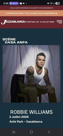 Pass 2 juillet Robbie Williams