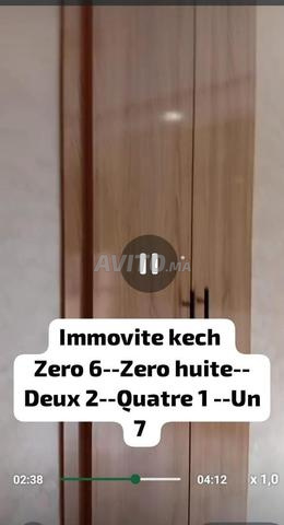 Appartement privé 100m 1er étage 3ch salon séjour 4000dh