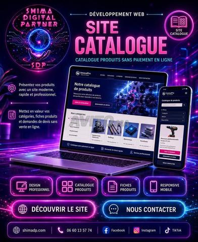 Création site catalogue produits Casablanca pro