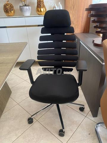 Chaise visiteur en simili cuir\fauteuil opérateur - 2