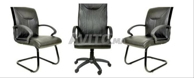 Chaise de bureau en tissu mesh\fauteuil visiteur - 2