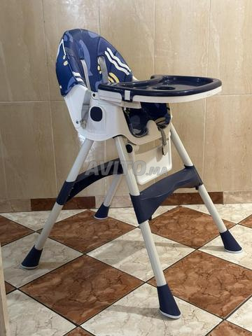 Chaise haute bébé Kidilo évolutive