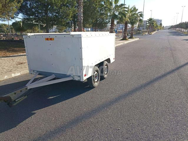 مقطورة مزدوجة المحور 750 كجم