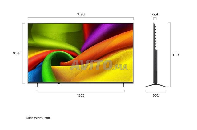 TV LG 85 NANO 4K UHD AI NU85 Smart webOS - 2