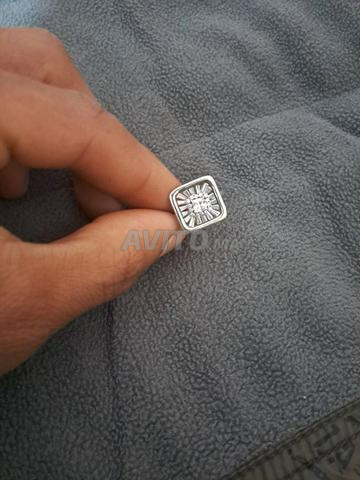 خاتم جديد نقرة حرة 925 بحجر الزركون القياس متوسط