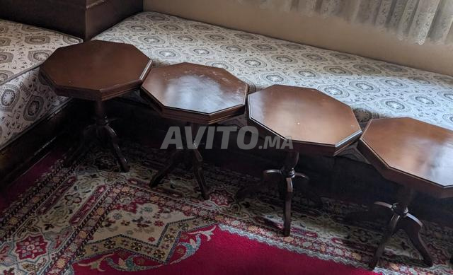 1 grande table de salon et 6 petites tables - 2