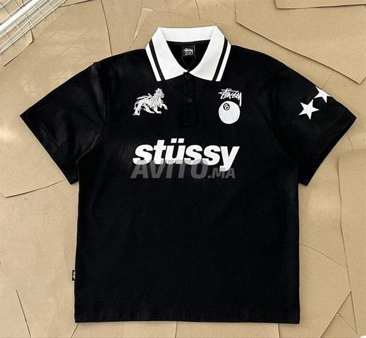 T-shirt Stussy noir/blanc - 2