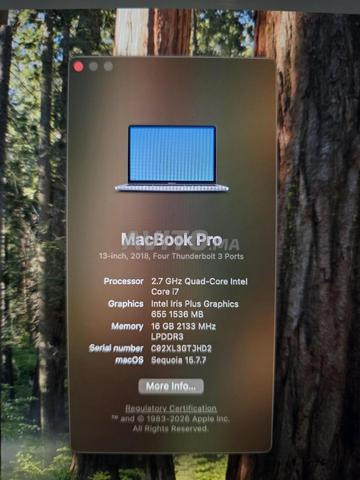 MacBook Pro 13 (2018) i7 16Go RAM 2To SSD - 2