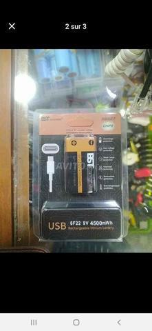 2 batteries rechargeables 9V 4500mAh - 2