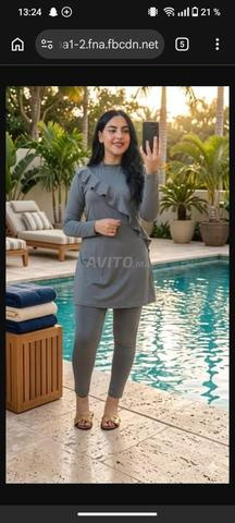 Burkini élégant et confortable pour la natation - 2