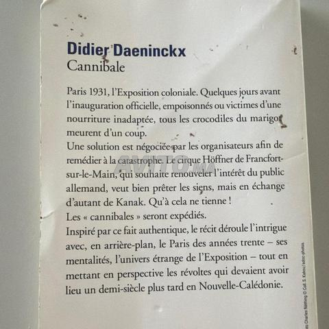 Livre “Cannibale” - Didier Daeninck - 2