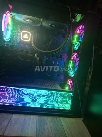 PC gamer avec moniteur MSI 27 pouces