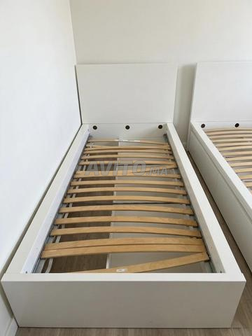 Lit IKEA MALM avec sommier LÖNSET (sans tiroirs) - 2