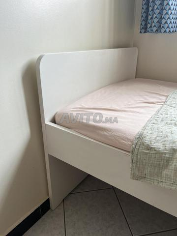 Lit simple IKEA Slakt 90x200 (matelas inclus) - 2
