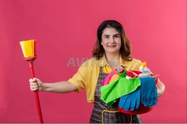 تنظيف مربية طبخ رعاية مساعدة كي