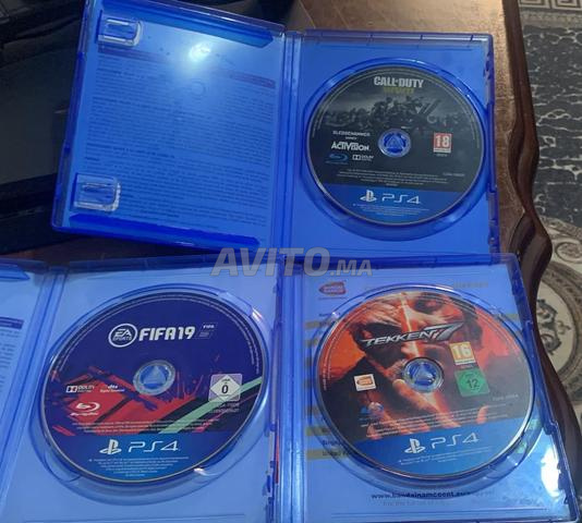 جهاز PS4 بحالة جيدة جداً و مزود بألعاب - 2