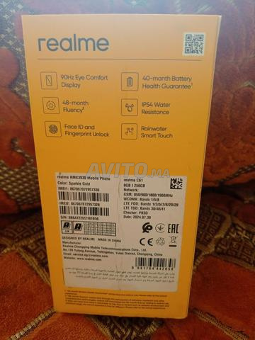 Realme C61 256Go 8Go RAM - État Excellent - 2