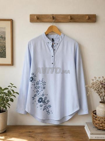 Chemise bleu ciel - 2