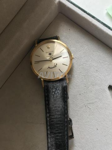 Montre Rolex OR 18 Carat bracelet cuir - 2