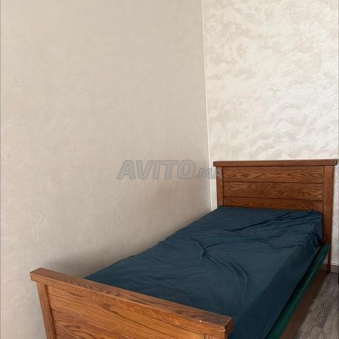 Support lit avec rangement + matelas - 2