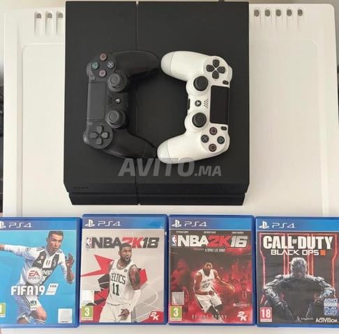 PS4 Fat 500GB 2 Manettes Original 4 Jeux - 2
