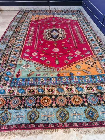 Tapis Rbati authentique 1976, laine et fait main - 2