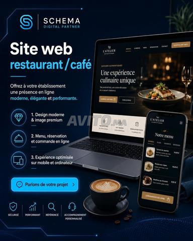 Création site restaurant café Marrakech
