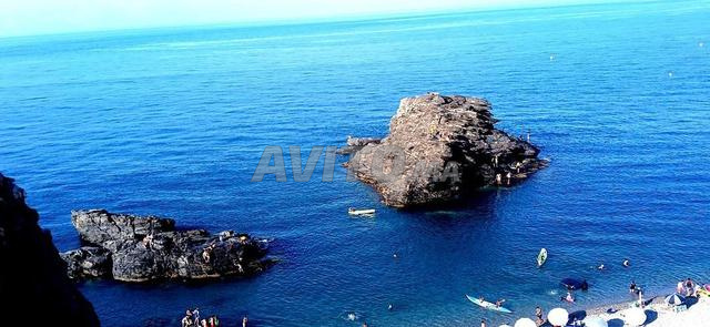 Terrain 610 m2 à vendre titre vue la mer M'diona