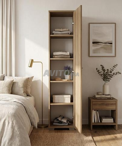 Armoire de rangement moderne en MDF 180x40x35cm