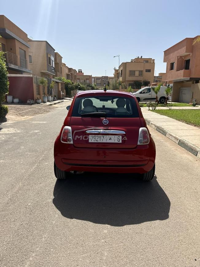 Fiat 500 rouge 