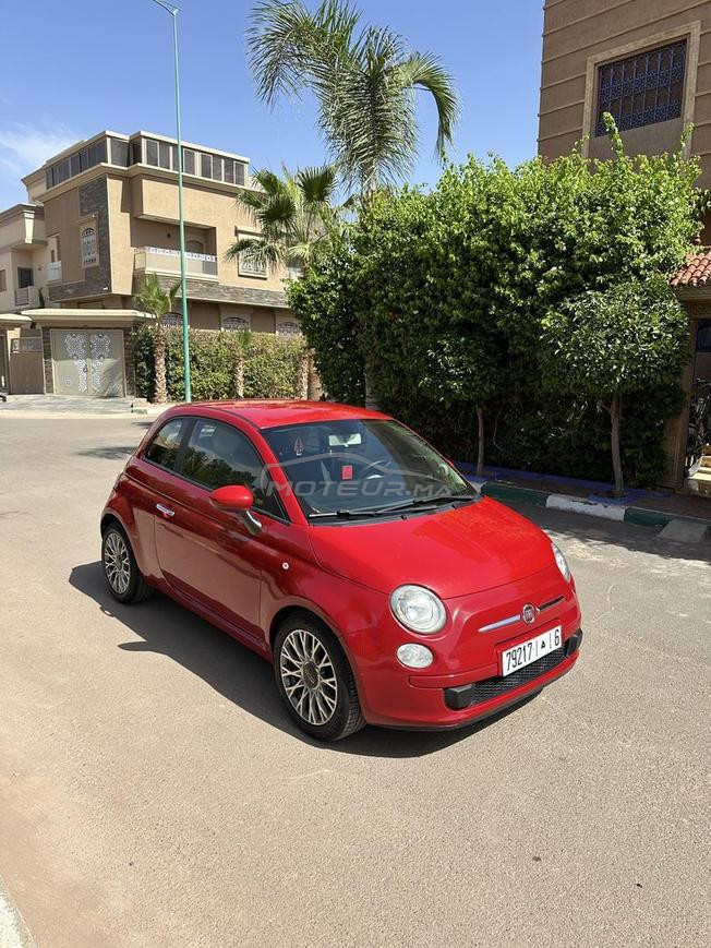Fiat 500 rouge 