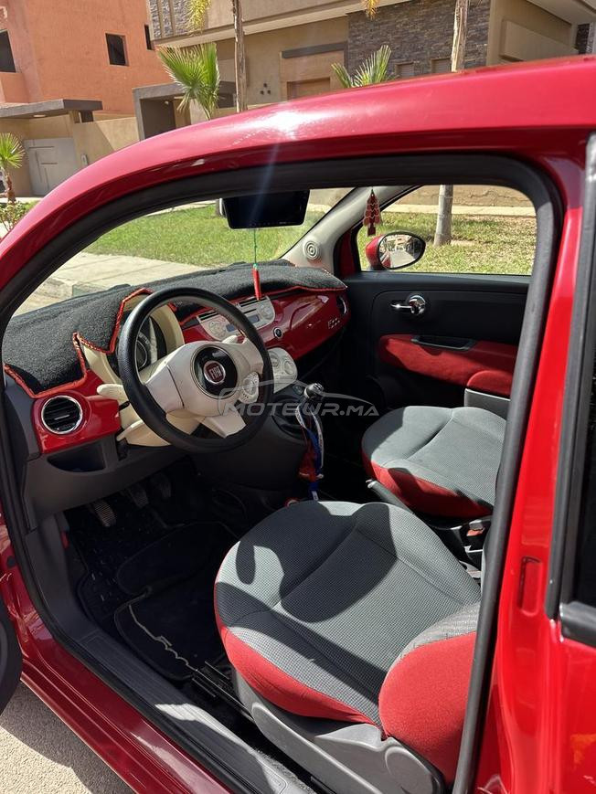 Fiat 500 rouge 