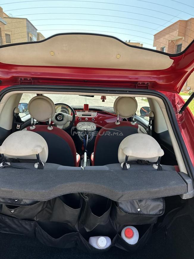 Fiat 500 rouge 