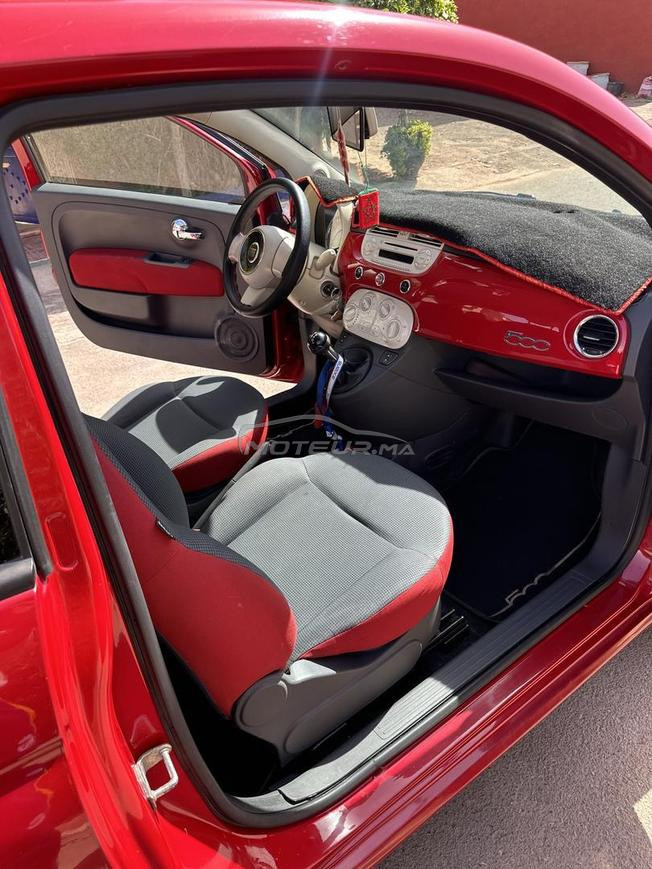 Fiat 500 rouge 