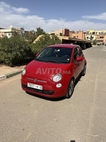 Fiat 500 rouge