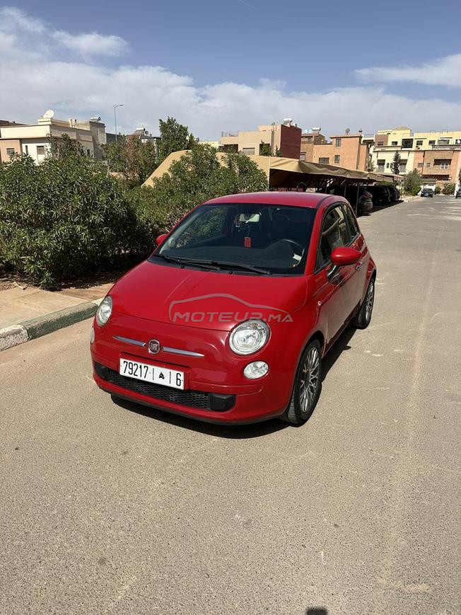Fiat 500 rouge 