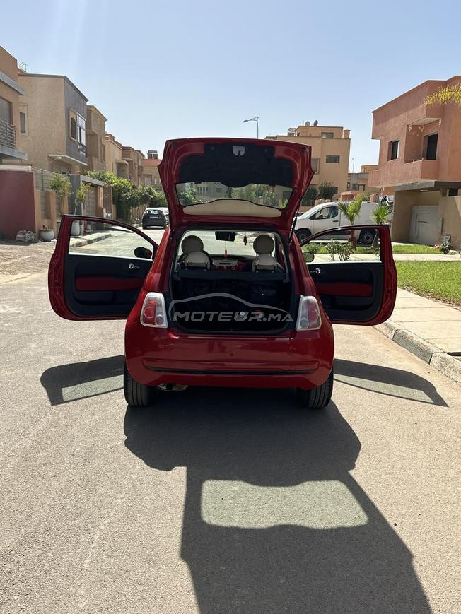 Fiat 500 rouge 